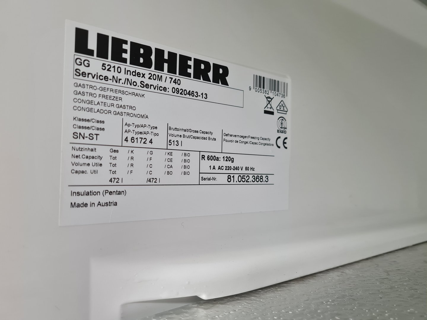 Image of Liebherr GG5210 Freezer Upright