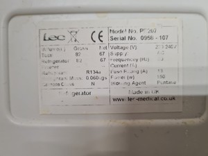 Thumbnail image of Lec Pharmacy Refrigeration PE 207 Laboratory Refrigerator Lab