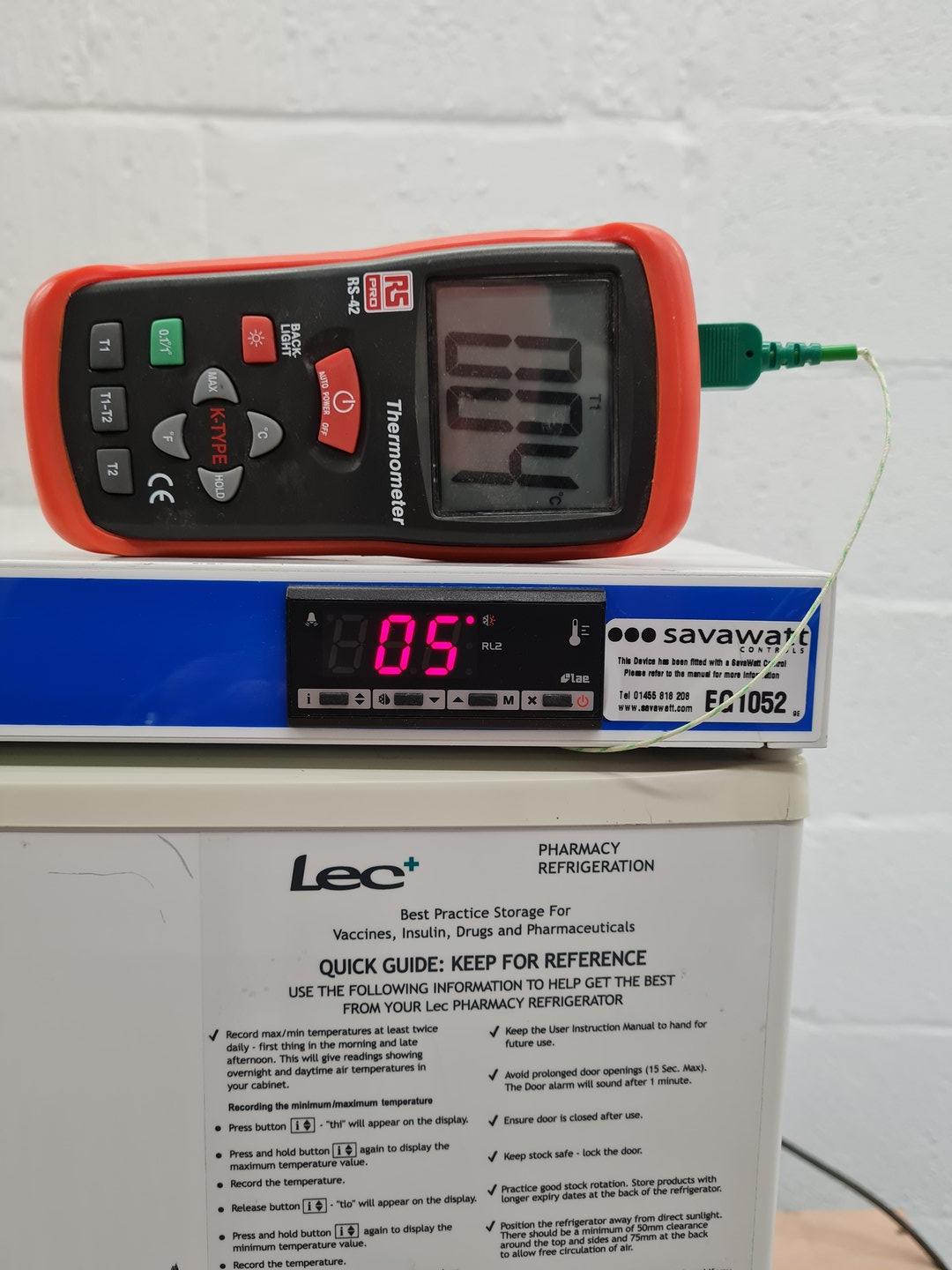 Image of Lec Pharmacy Refrigeration PE 207 Laboratory Refrigerator Lab