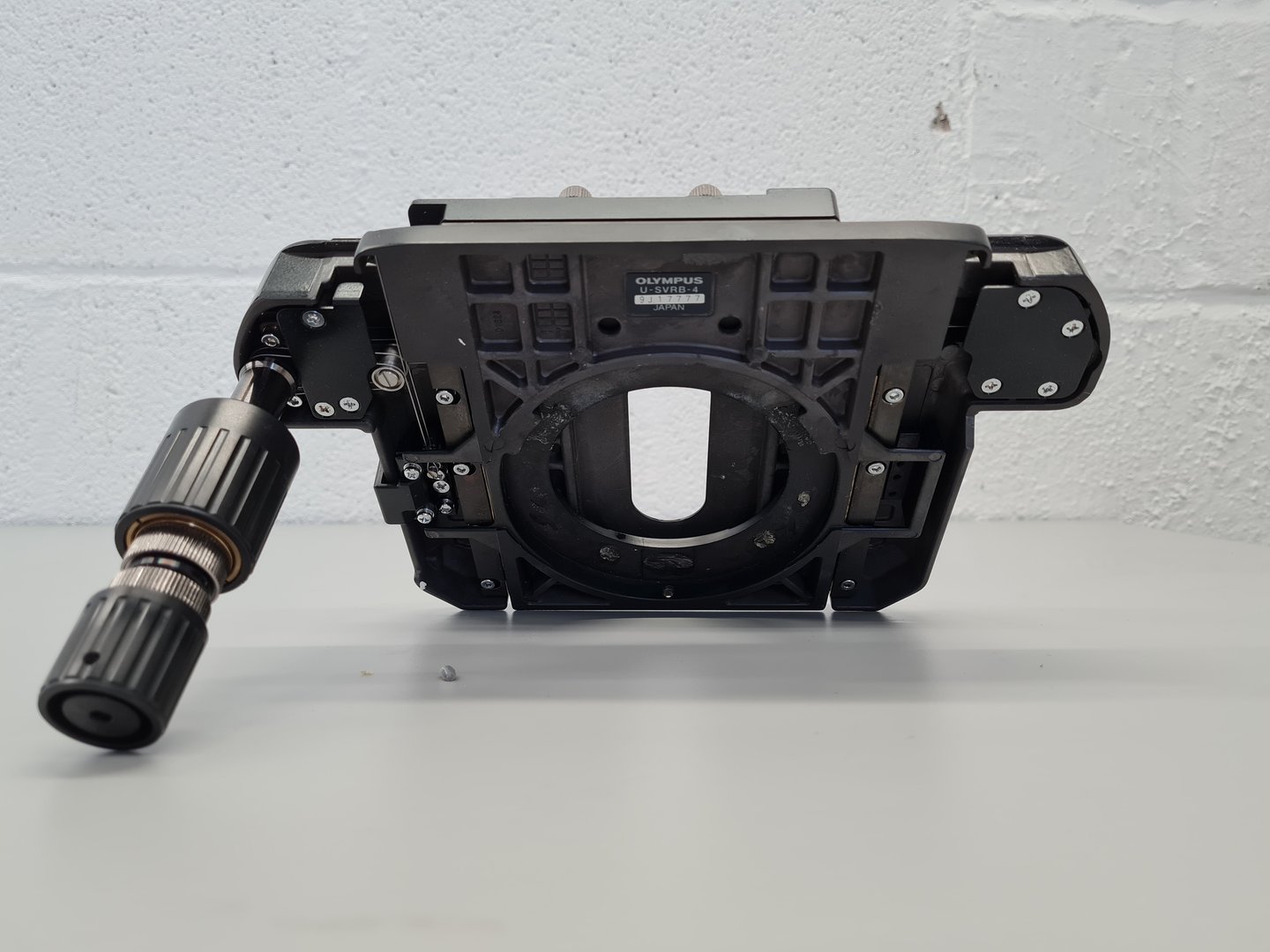 Image of Olympus Microscope BX Right Hand Stage U-SVRB-4 Lab Spares/Repairs