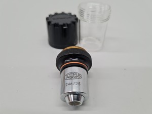Thumbnail image of Box of Olympus & Nikon Microscope Objectives & Accessories -  160/- Lab