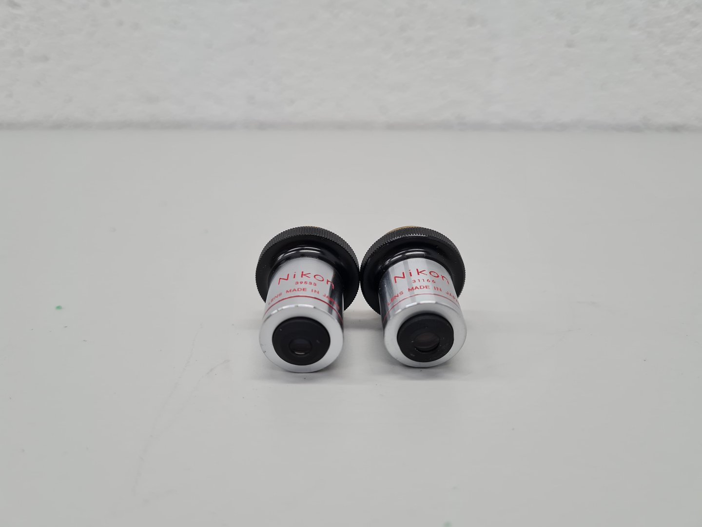 Image of Box of Olympus & Nikon Microscope Objectives & Accessories -  160/- Lab