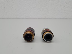 Thumbnail image of Box of Olympus & Nikon Microscope Objectives & Accessories -  160/- Lab