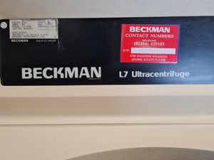 Thumbnail image of Beckman L7-65 Ultracentrifuge Lab Spares/Repairs