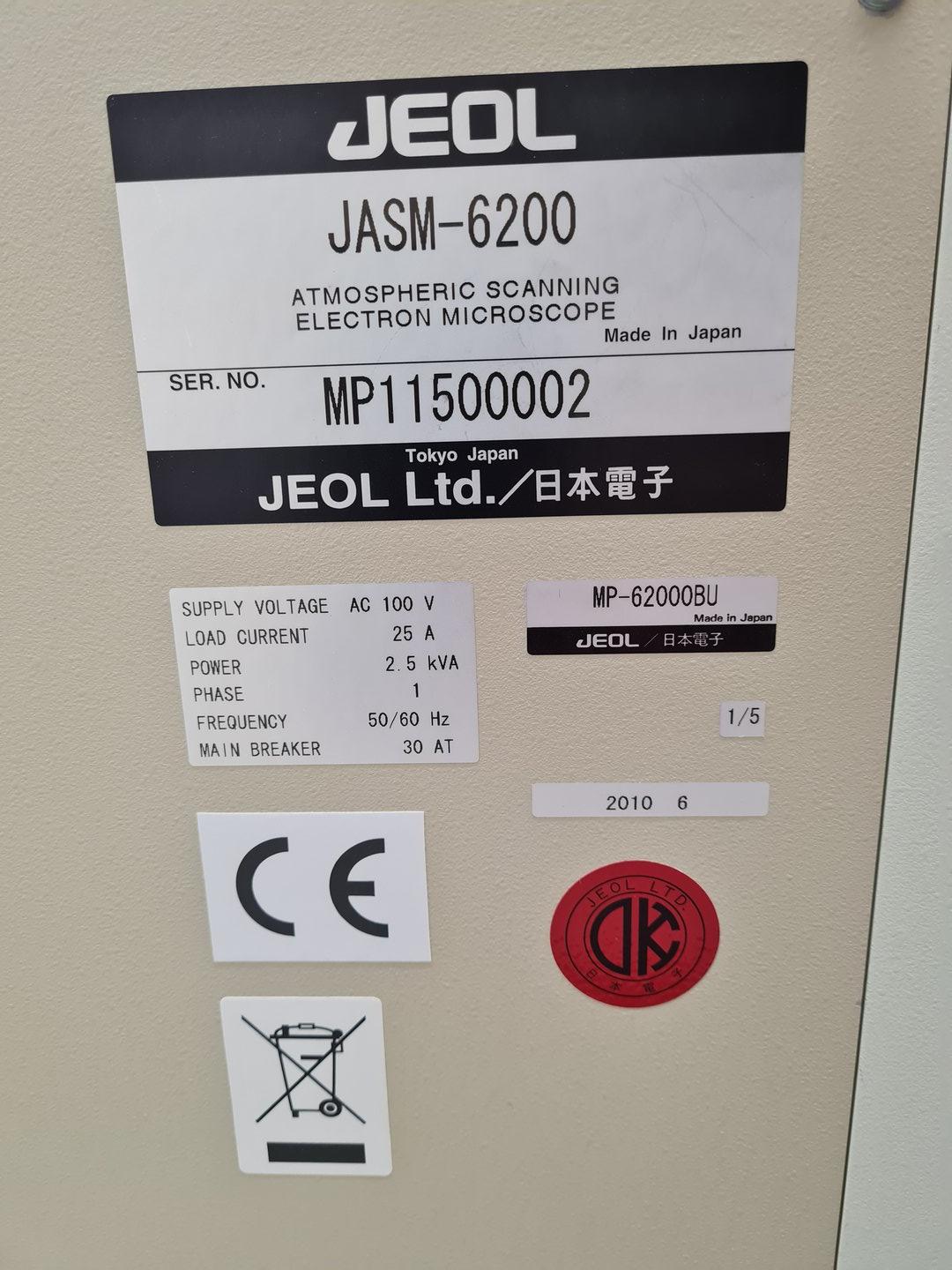 Image of JEOL JASM-6200 Atmospheric Scanning Electron Microscope Clairescope Lab