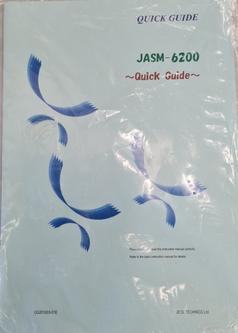 Image of JEOL JASM-6200 Atmospheric Scanning Electron Microscope Clairescope Lab