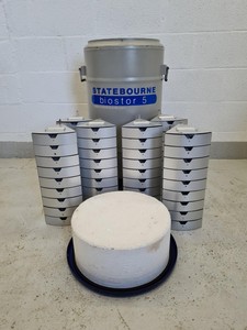 Thumbnail image of Statebourne Crogenics biostor 5 Liquid Nitrogen Storage Dewar Tank