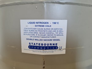 Thumbnail image of Statebourne Crogenics biostor 5 Liquid Nitrogen Storage Dewar Tank