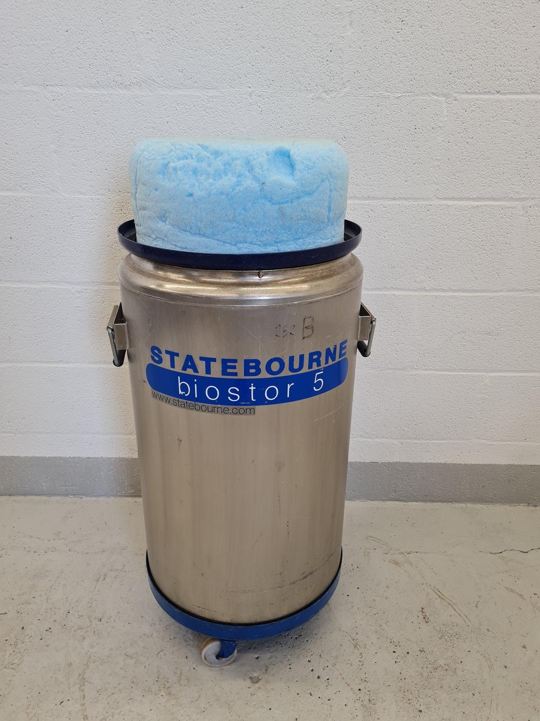 Image of Statebourne Crogenics Biostor 5 Liquid Nitrogen Dewar Lab