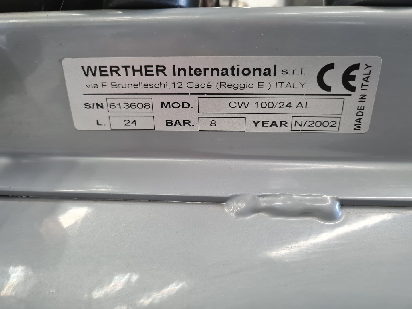 Image of Panther Lab Air Compressor Model: CW 100/24 AL 