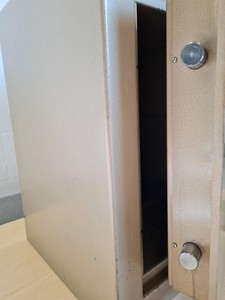 Thumbnail image of Dudley Safes Large Bank Key Operated Safe 49x48x66cm 