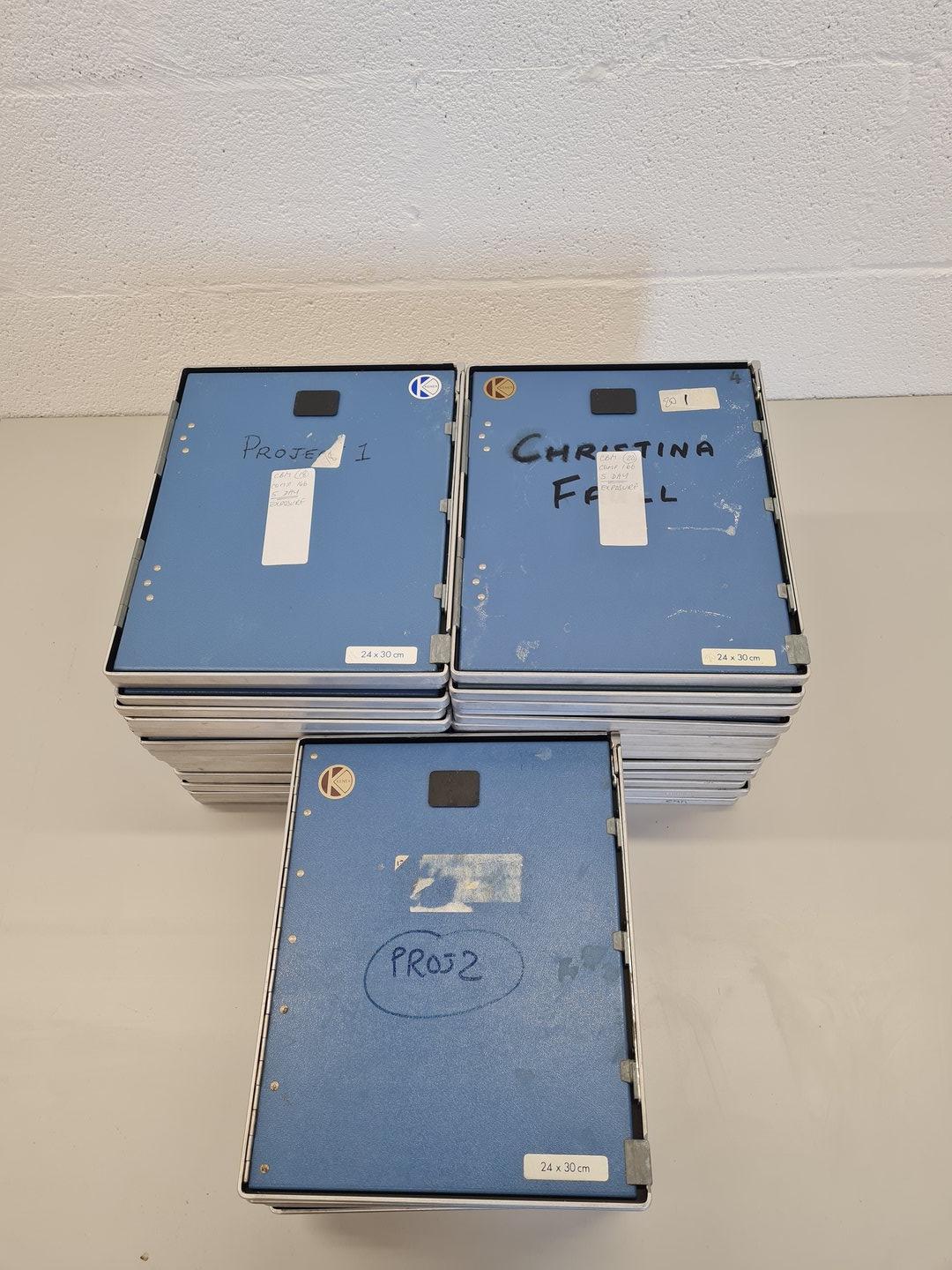 Image of Job Lot of X-Ray Imaging Film Cassettes Philips/Kodak/Kenex Lab