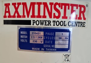 Thumbnail image of Axminster 310451 Workshop Dust Extractor