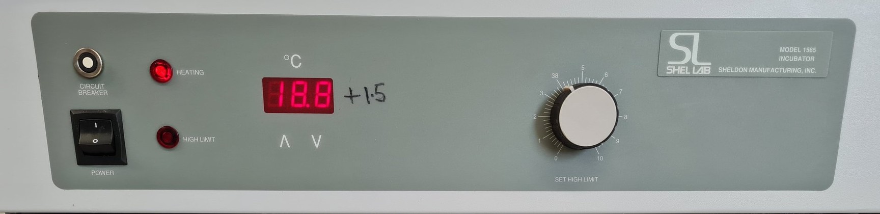 Image of Shel Lab Model 1565 Laboratory Incubator Double Stack Lab