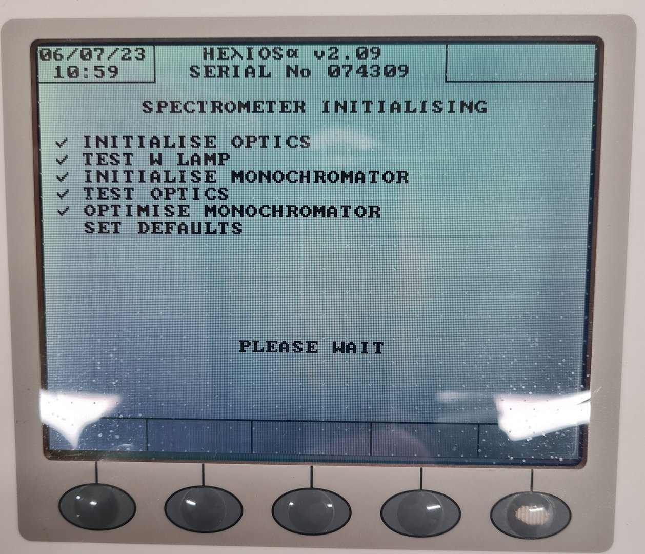 Image of Unicam Helios Alpha Spectrophotometer Lab