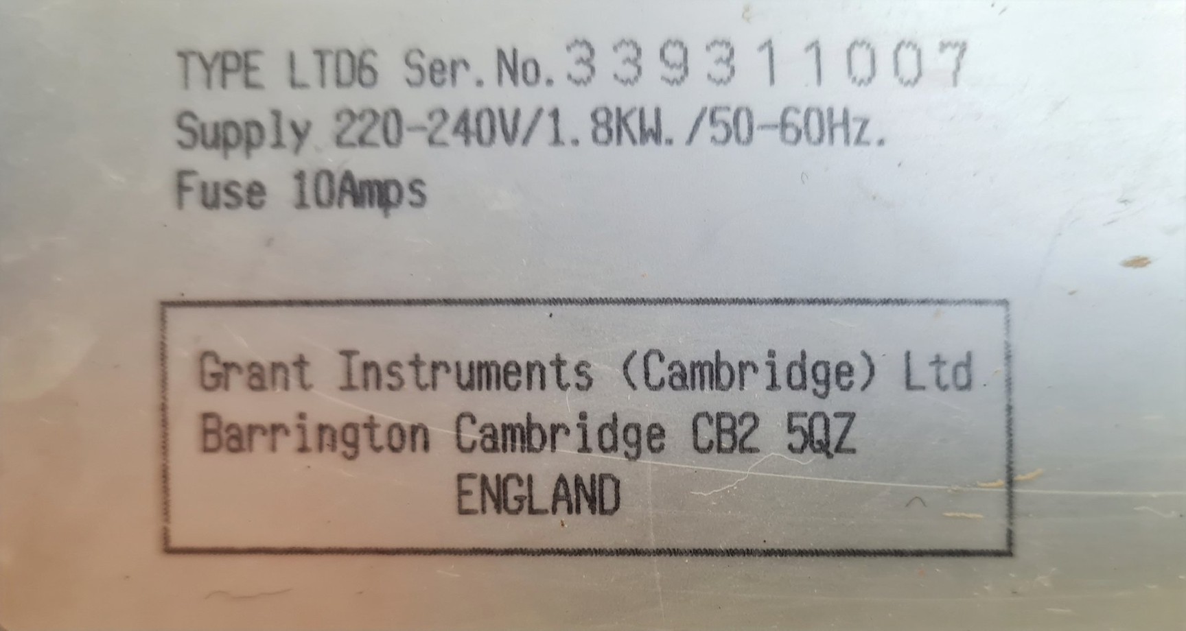 Image of Grant Type LTD6 Waterbath
