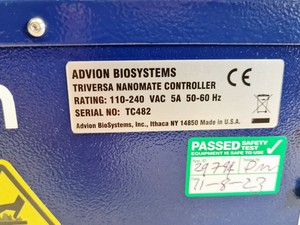 Thumbnail image of Advion Biosystems Triversa Nanomate Robot + Controller Lab