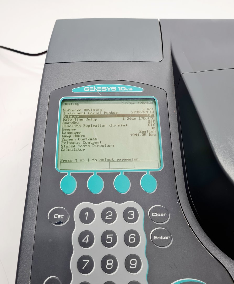 Image of Thermo Spectronic Model Genesys 10 VIS Spectrometer Lab