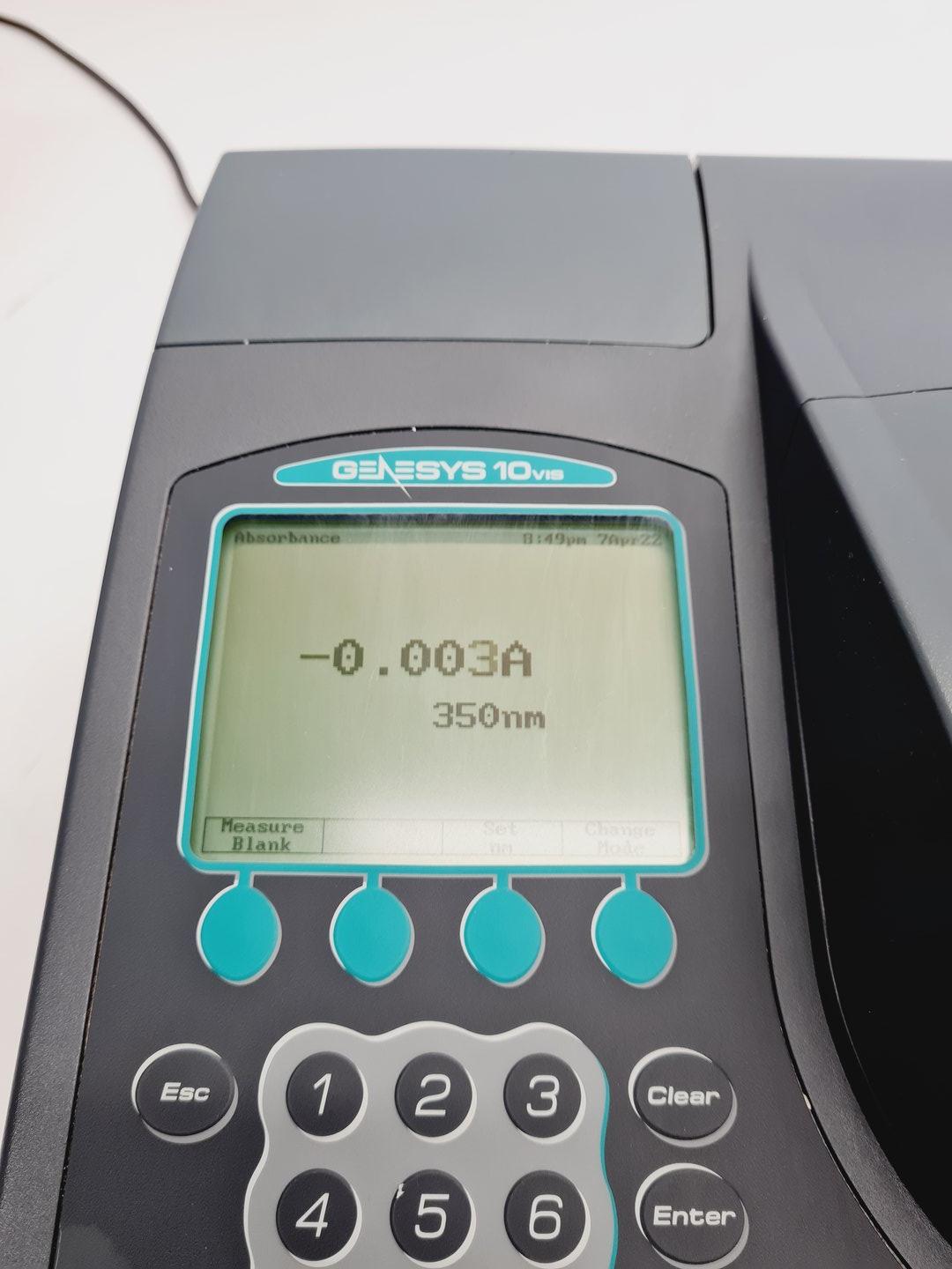Image of Thermo Spectronic Genesys 10 VIS Spectrometer
