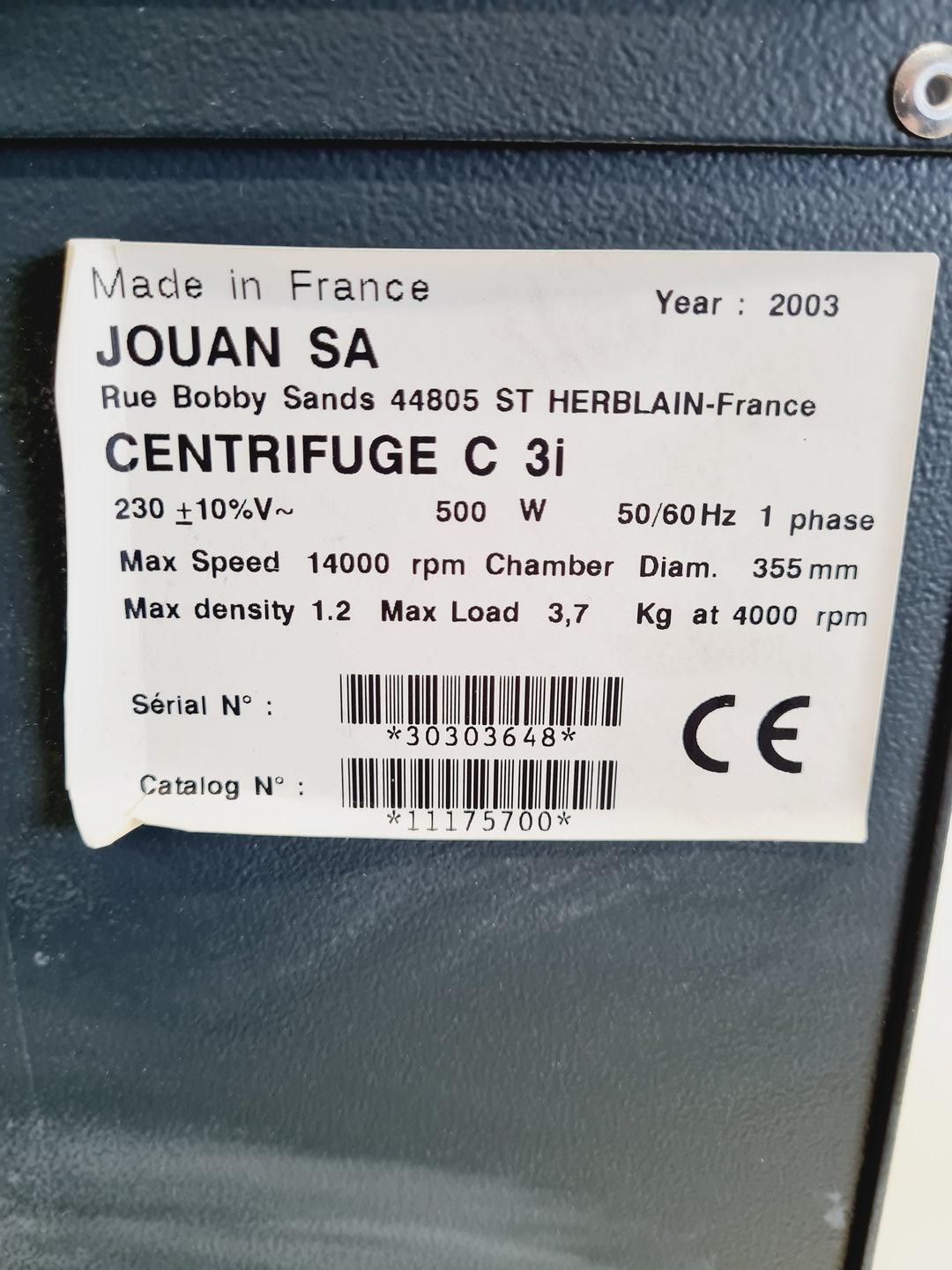 Image of Jouan C3i Benchtop Centrifuge 