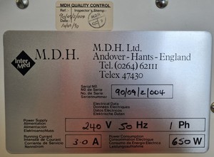 Thumbnail image of M.D.H. Microflow Laminar Flow Cabinet & Stand Lab