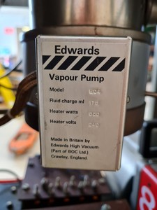 Thumbnail image of Edwards E306A Thermal Evaporator Coating System Lab