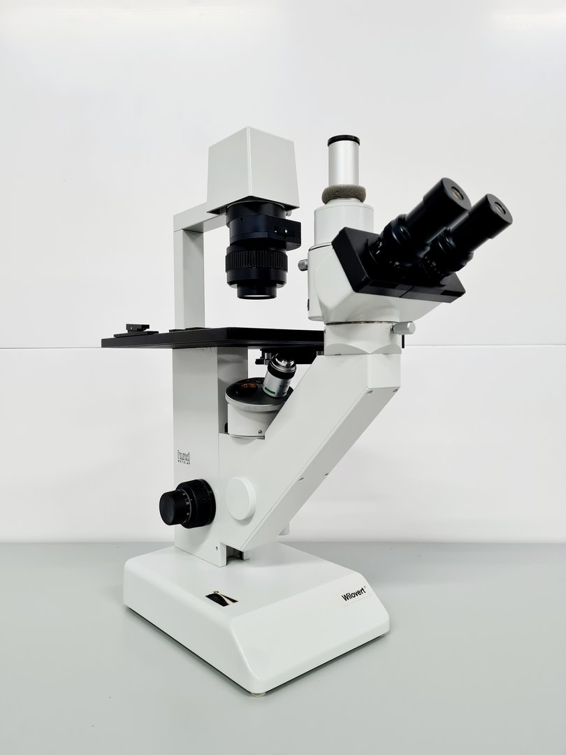 Image of Hund Wetzlar Wilovert Inverted Microscope w/ 1 x Objective 20/0.25 Ph-p Lab
