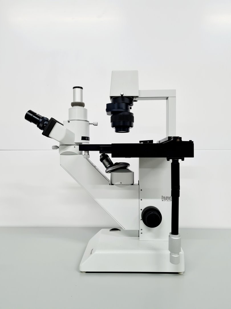 Image of Hund Wetzlar Wilovert Inverted Microscope w/ 1 x Objective 20/0.25 Ph-p Lab