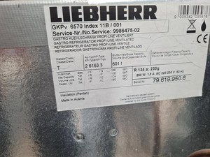 Thumbnail image of Liebherr GKPv 6570 Laboratory Refrigerator Spares/Repairs Lab