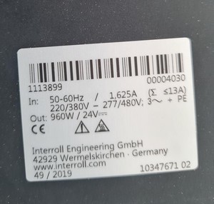 Thumbnail image of Interroll Power Supply HP 5424