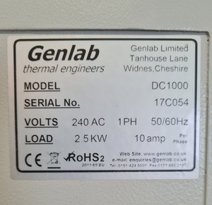 Thumbnail image of Genlab DC1000 Glassware Drying Cabinet Lab