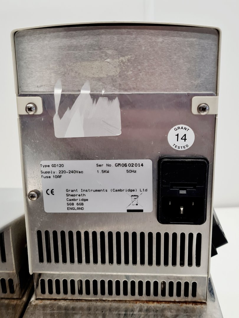 Image of Grant 38L Water Bath with GD120 Heater GD120–S38 Lab