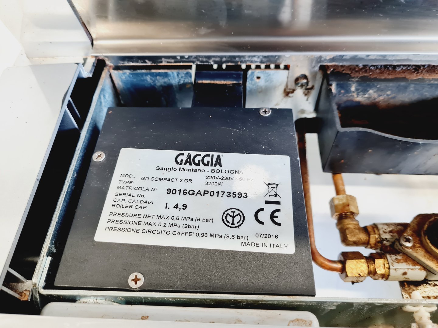 Image of GAGGIA GD COMPACT 2 GR Coffee Machine