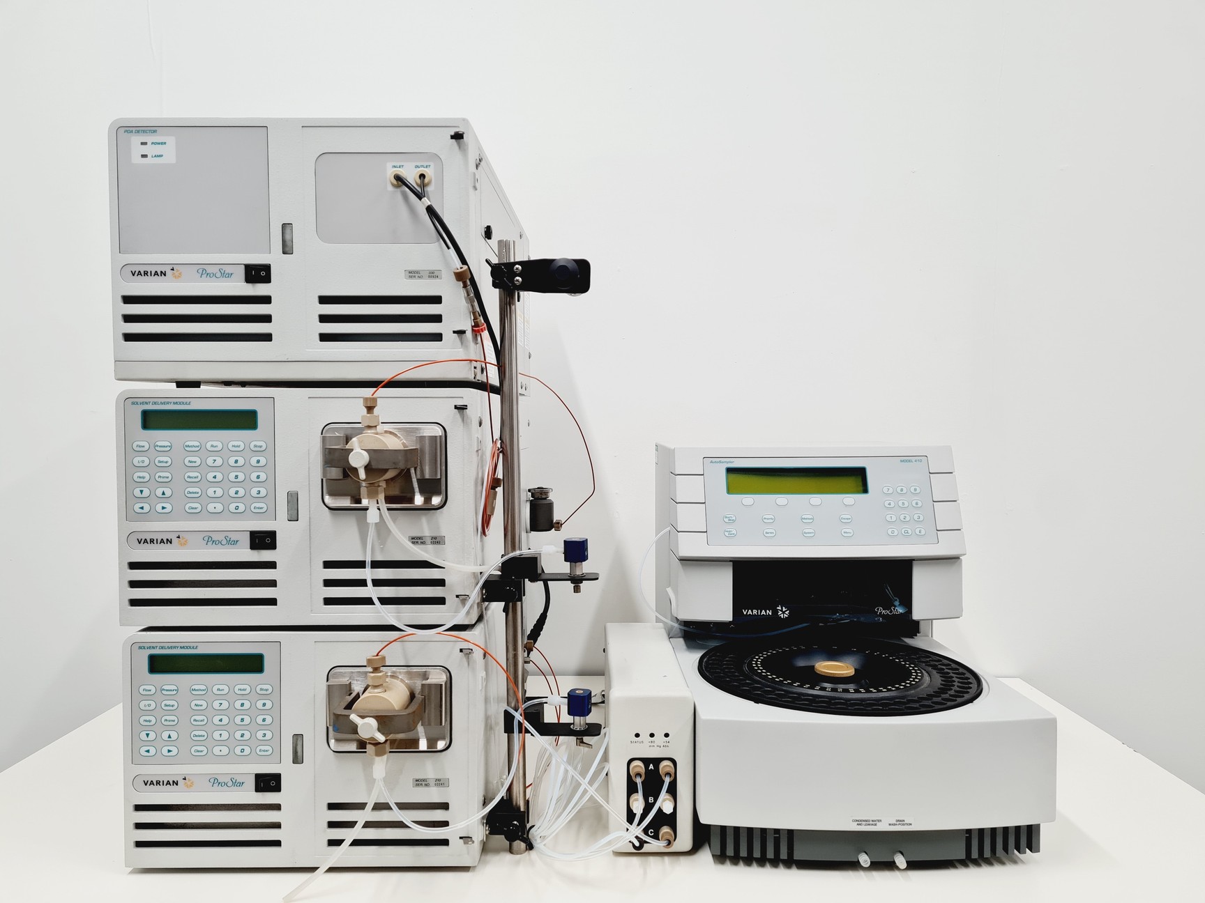 Image of Varian ProStar HPLC System 410, PDA Detector,  Solvent Delivery Module  Lab