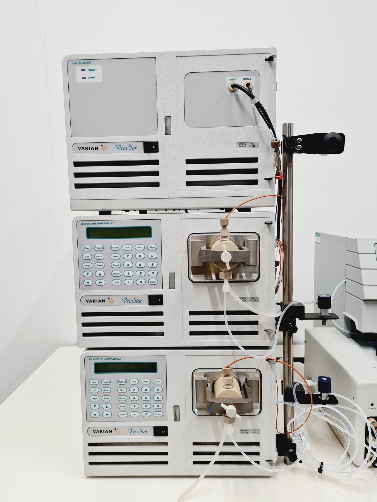 Image of Varian ProStar HPLC System 410, PDA Detector,  Solvent Delivery Module  Lab