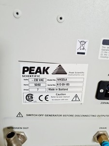Thumbnail image of PEAK Scientific Genius NM32LA Nitrogen Generator Lab Spares/Repairs