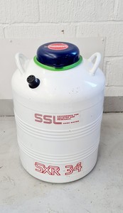 Thumbnail image of Statebourne Cryogenics SXR 34 Liquid Nitrogen Sample Storage Dewar Lab
