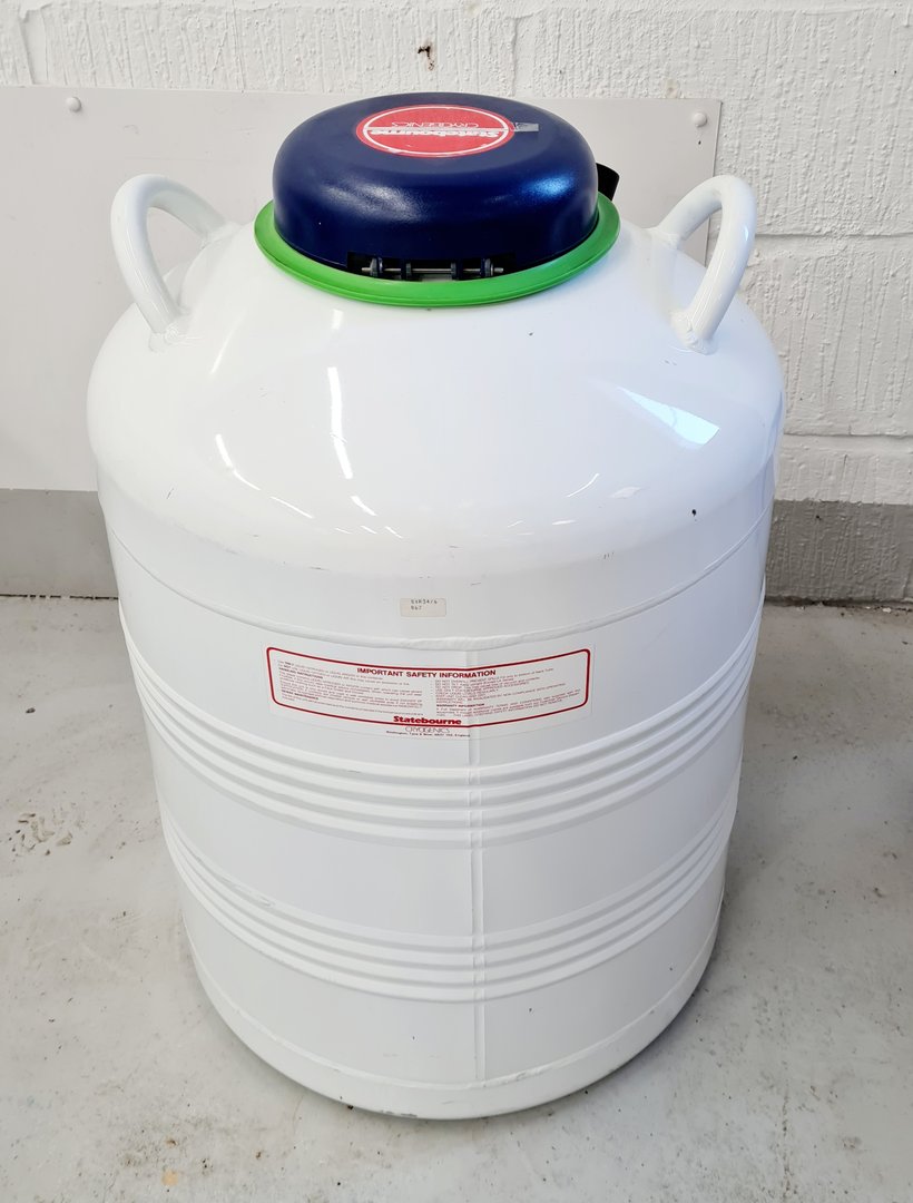 Image of Statebourne Cryogenics SXR 34 Liquid Nitrogen Sample Storage Dewar Lab