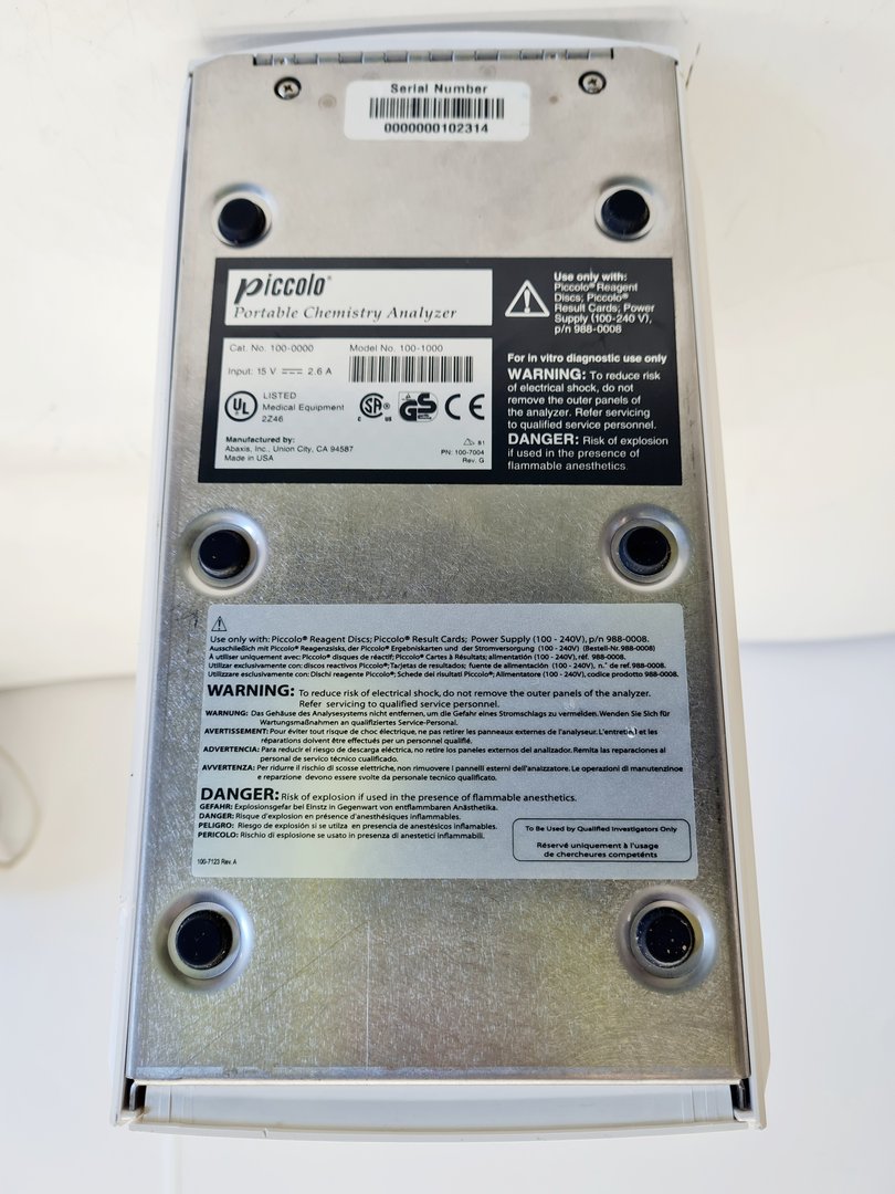 Image of Piccolo Portable Chemistry Analyser Lab Spares/Repairs