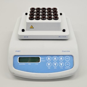 Thumbnail image of Grant-Bio PHMT Series Thermoshaker For Microtubes and Microplates Lab Faulty