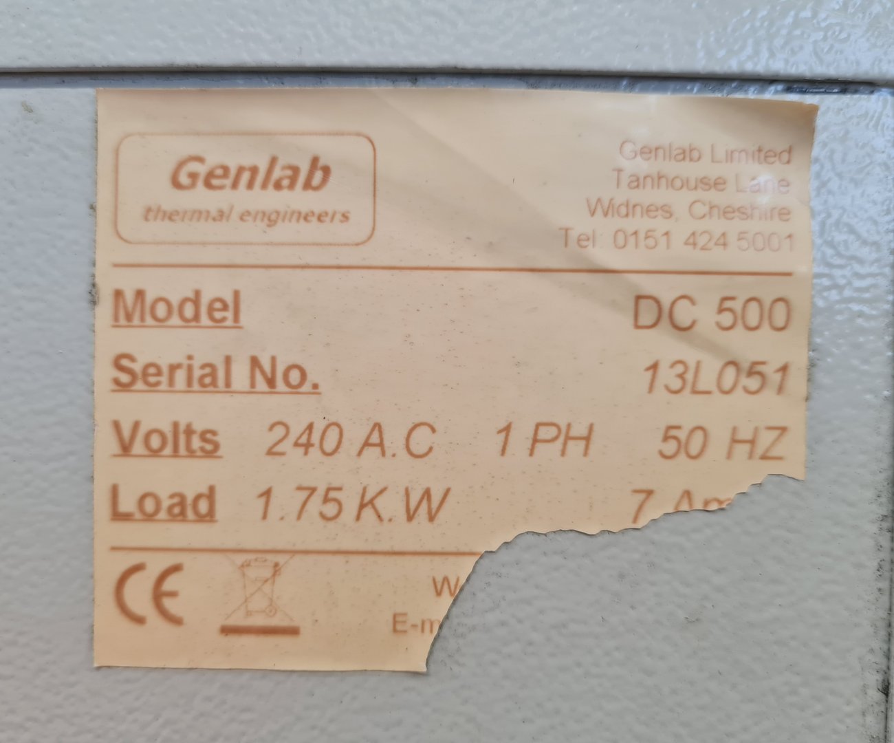 Image of Genlab DC 500 1750w Laboratory Drying Cabinet Lab
