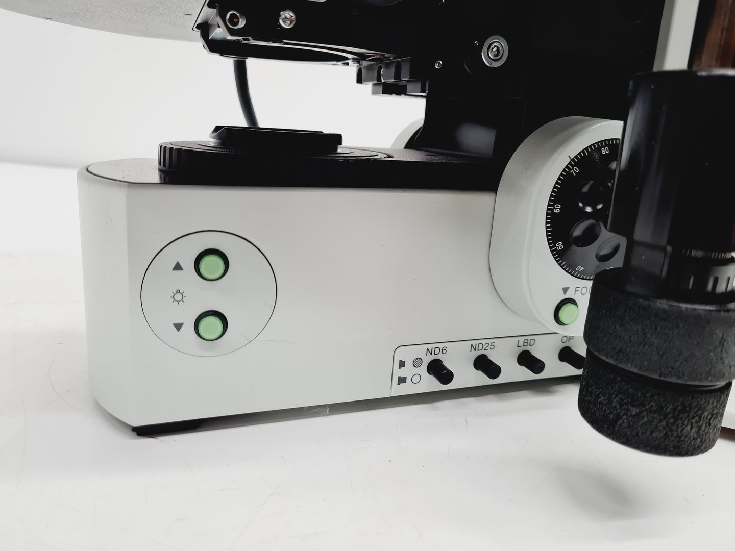 Image of Olympus BX61 Microscope System w/ 4 x Objectives and Camera Lab Faulty