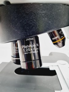 Thumbnail image of Olympus BX61 Microscope System w/ 4 x Objectives and Camera Lab Faulty