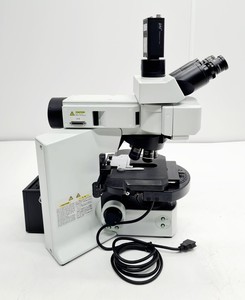 Thumbnail image of Olympus BX61 Microscope System w/ 4 x Objectives and Camera Lab Faulty