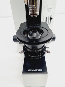 Thumbnail image of Olympus BX40 Microscope w/ 2 x Objectives Lab (No Stage)