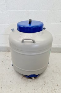 Thumbnail image of Statebourne Cryogenics Biorack 3000 Liquid Nitrogen Storage Dewar Tank Lab