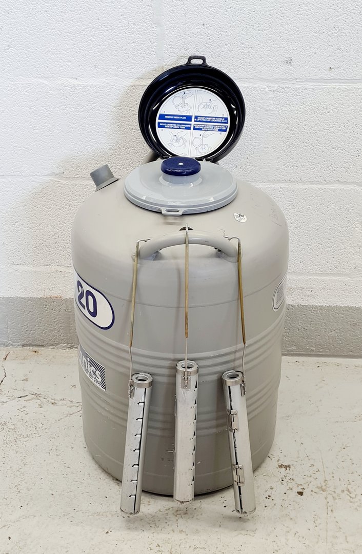 Image of Statebourne Bio 20 Liquid Nitrogen Storage Dewar Tank Lab