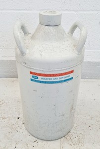 Thumbnail image of Union Carbide Liquified Gas Container Liquid Nitrogen Dewar Lab
