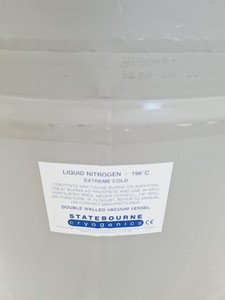 Thumbnail image of Statebourne Cryogenics Biorack 3000 Liquid Nitrogen Storage Dewar Tank Lab