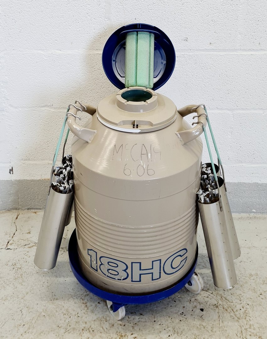 Image of Taylor-Wharton 18HC Liquid Nitrogen Sample Storage Dewar Lab
